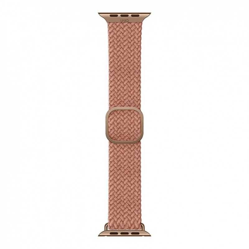 Uniq для Apple Watch 41/40/38 mm ремешок ASPEN Strap Braided Pink