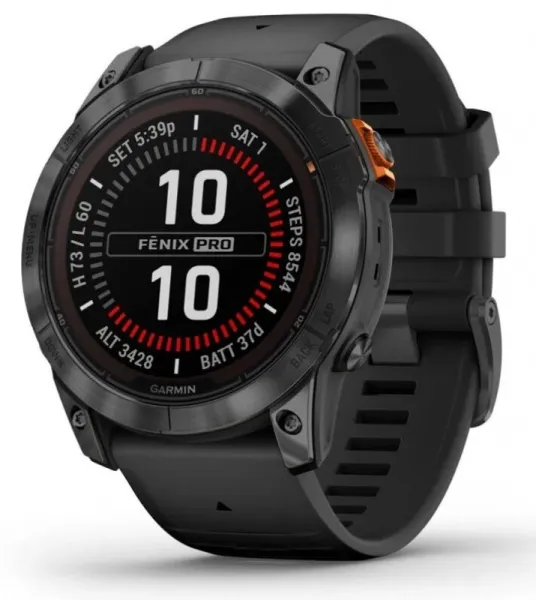 Часы Garmin FENIX 7X Pro Solar Slate Gray
