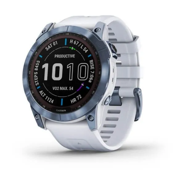 Часы Garmin FENIX 7X Sapphire Solar Mineral Blue