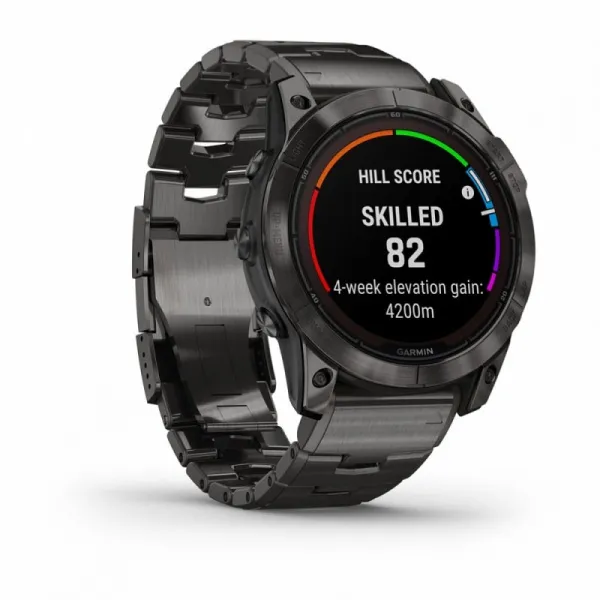 Часы Garmin FENIX 7X Pro Sapphire Solar Carbon Gray with Vented Titanium Bracelet