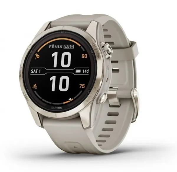 Часы Garmin FENIX 7S Pro Sapphire Solar Soft Gold
