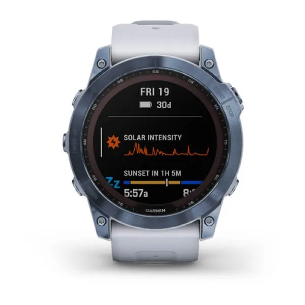 Часы Garmin FENIX 7X Sapphire Solar Mineral Blue