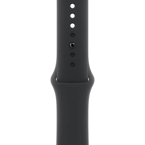 Apple Watch Series 11 46mm Aluminum Space Gray Case Black Sport Band S/M