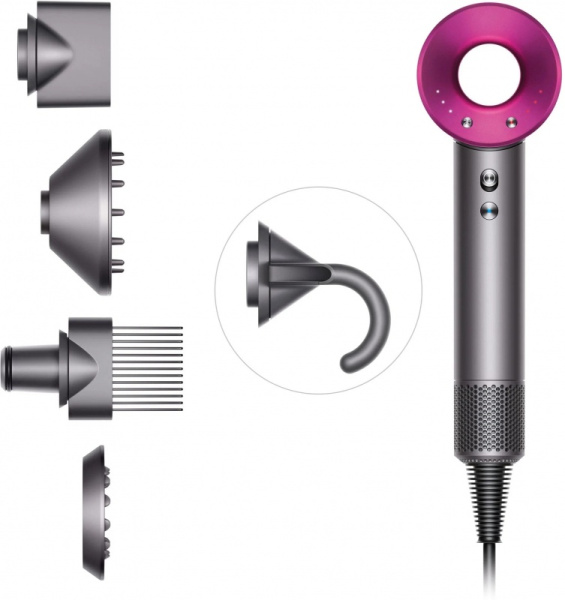 Фен Dyson HD07 Supersonic Nickel/Fuchsia