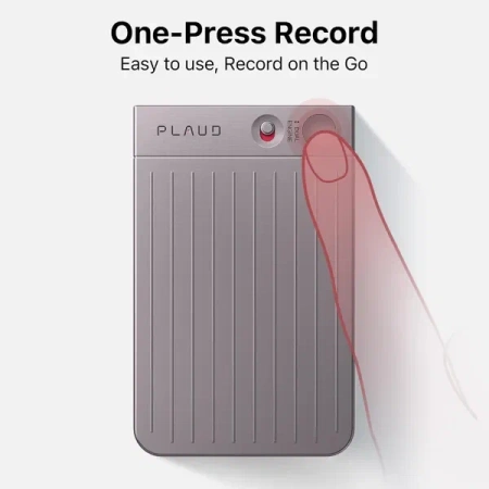 Диктофон Plaud Note ChatGPT AI Voice Recorder Starlight